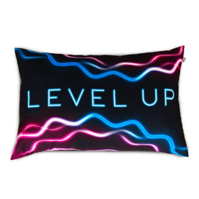 rucomfy Beanbags Rucomfy Level Up Gaming 40X60Cm Bolster Cushion - Comfortable Decorative Pillow For Gamers - image 1