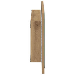 Walplus Bathroom Mirror With Led Light Artisan Oak 60X8.5X38 Cm - thumbnail 7
