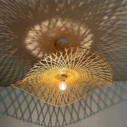 CGC Lighting Cgc Tulul Large 56 Cm Bamboo Lamp Shade Easy Fit Lampshade - thumbnail 7