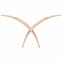 Berkfield Elegant Wooden Magazine Rack Floor Standing Natural - thumbnail 8