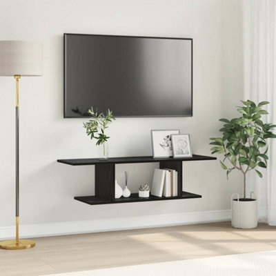 Berkfield Tv Cabinet Black 103 X 30 X 26.5 Cm Engineered Wood - image 1