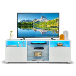 Tv Stand Modern Entertainment Center Media Console Table For 65 Inch Tv - thumbnail 5