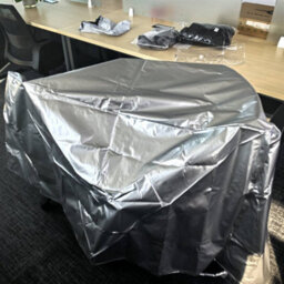 150X150X75Cm Silver Waterproof Garden Furniture Cover Heavy Duty Patio Rattan Table Set Cover - thumbnail 7