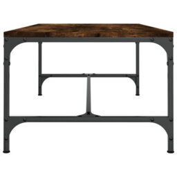 Berkfield Industrial Coffee Table Smoked Oak 100X50X35 Cm Engineered Wood - thumbnail 5