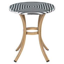 Wyld And Coco Verandalux 70Cm Round Bistro Table, Pe Rattan Top - thumbnail 3