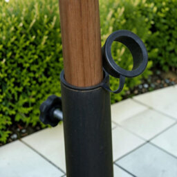 Garden Market Place The Garden Marketplace Premium 3M Hardwood Garden Parasol Umbrella Terracotta - thumbnail 7