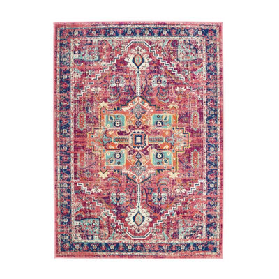 Persian Rug, Handmade Rug, Bordered Floral Rug With 20mm Thickness, Traditional Rug For Living Room-67 X 200Cm (Runner) - image 1