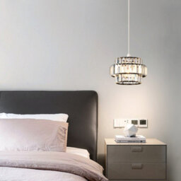 Harper Living Easy Fit Pendant Shade, Matt Black Ceiling Light Shade With Diameter 27Cm - Modern Lamp Shades - thumbnail 2