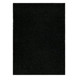 RugsX Carpet Buenos 6649 Shaggy Plain, Single Color Black  180X270 Cm - thumbnail 3