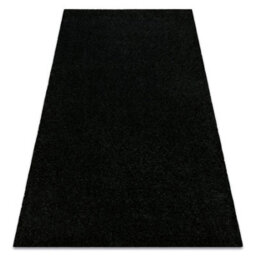 RugsX Carpet Buenos 6649 Shaggy Plain, Single Color Black  180X270 Cm - thumbnail 4