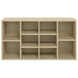 Berkfield Shoe Bench Sonoma Oak 103X30X54.5 Cm Engineered Wood - thumbnail 5