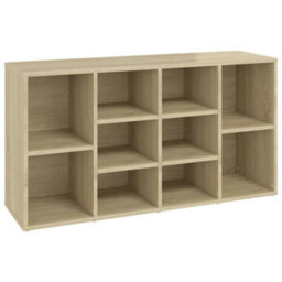 Berkfield Shoe Bench Sonoma Oak 103X30X54.5 Cm Engineered Wood - thumbnail 2