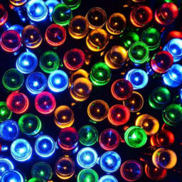 Shatchi 80 Leds Multicolour Led Lights Clear Cable Battery Operated Fairy String Christmas Lights - thumbnail 4