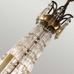 Luminosa Lighting Elstead Bellini Chandelier 4 Light British Bronze Finish, E14 - thumbnail 3