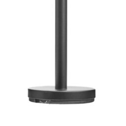 Orsina Elegant Design Black Toilet Roll Holder, Stable Toilet Holder, Sturdy Toilet Roll Holder With Black Base - thumbnail 3