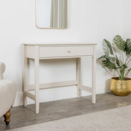 Melody Maison Double Wardrobe, Dressing Table, Stool & Pair Of 3 Drawer Bedside Tables - Hales Taupe Range - thumbnail 5