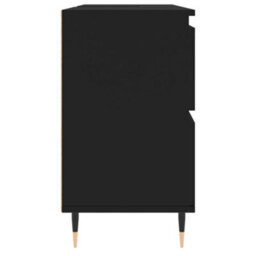 Berkfield Bathroom Cabinet Black 80X33X60 Cm Engineered Wood - thumbnail 6