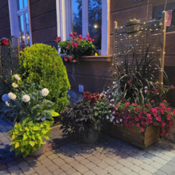 Primrose Wooden Trough Planter 90Cm X 40Cm With Venetian Style Trellis 1.8M - thumbnail 4
