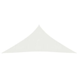Berkfield Sunshade Sail 160 G/m2 White 5X6X6 M Hdpe - thumbnail 2