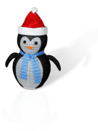 Netagon Christmas Festivce Outdoor Led 70Cm Penguin Light With 45 Led's, Timer And Battery Operation - thumbnail 2