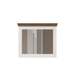 Arte Evora 04 Hallway Mirror In Abisko Ash & Oak Lefkas - W710mm H600mm D40mm, Sleek And Contemporary - thumbnail 2