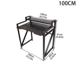 Gaming Desk , Carbon Computer Gaming Desk, Ergonomic Gaming Pc Desk 100 Cm - thumbnail 2
