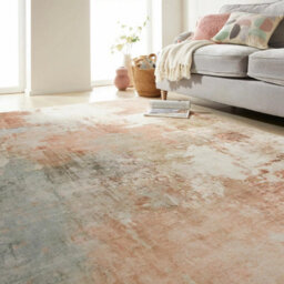 Xample Concept Looms Liberty Spring Washable Rug 160X230Cm Soft Velvet Feel, Low Pile 4mm, Durable Polyester, Neutral Brown - thumbnail 5