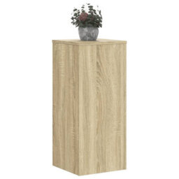 Walplus Plant Stands 2 Pcs Sonoma Oak 30X30X70 Cm Engineered Wood - thumbnail 3