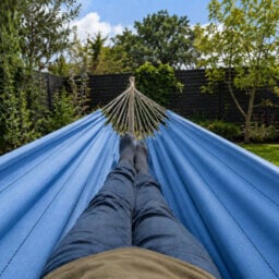 Amazonas Garden Hammock Handmade In Brazil Double Arte Blue - thumbnail 4