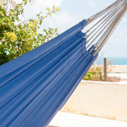 Amazonas Garden Hammock Handmade In Brazil Double Arte Blue - thumbnail 9
