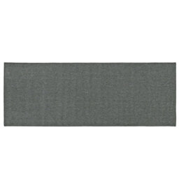 Jvl Eden Machine Washable Latex Backed Runner Doormat, 57X150Cm, Grey - thumbnail 1
