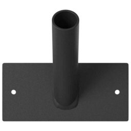 Walplus Flag Pole Holder Black 13 X 6 Cm Steel - thumbnail 2