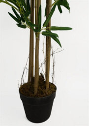 Leaf 150Cm (5Ft) Artificial Bamboo Plants Trees - Natural Green - thumbnail 3