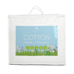 Lancashire Textiles 1Tog Cotton Double Duvet Anti-Allergic Lightweight Blanket For Deep And Comfortable Sleep- 200 X 200Cm - thumbnail 1