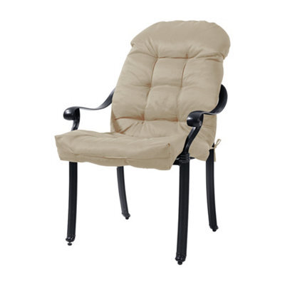 Living And Home Khaki Garden Chair Seat Pad Cushion Waterproof Outdoor Bench Swing Chair Egg Chair Seat Cushion 110Cm L X 48Cm W - image 1