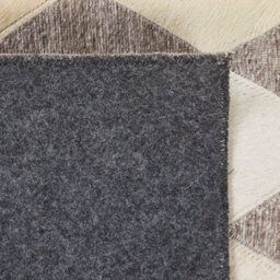 Beliani Rug Seslice Beige 160 X 230 Cm Leather - thumbnail 6