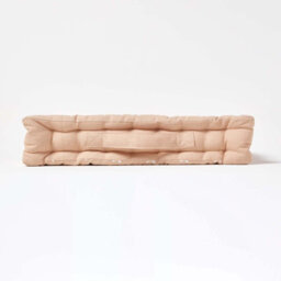 Homescapes Cotton Beige Stars Floor Cushion, 40 X 40 Cm - thumbnail 5