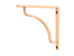 From the Anvil Polished Bronze Abingdon Shelf Bracket (150mm X 150mm)