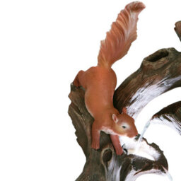 Primrose Squirrel Tree Falls Outdoor Garden Water Feature Fountain With Led Lights H86Cm - thumbnail 4
