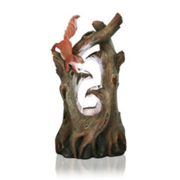 Primrose Squirrel Tree Falls Outdoor Garden Water Feature Fountain With Led Lights H86Cm - thumbnail 2