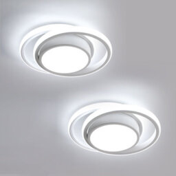 Pheashine Sleek Ceiling Light White Round 32W 6500K Two-Pack - thumbnail 1