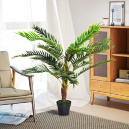 Artificial Cycas, 123 Cm Tall, Indoor And Outdoor Plant With Pot Included, Decoration For Home And Garden - thumbnail 2