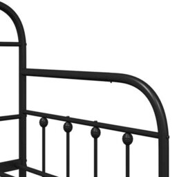Berkfield Daybed Frame Black 75X190 Cm Steel - thumbnail 9