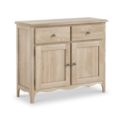 Celine Oak Small Sideboard Cabinet - Fully Assembled By Roseland Furniture - image 1