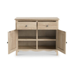 Celine Oak Small Sideboard Cabinet - Fully Assembled By Roseland Furniture - thumbnail 5