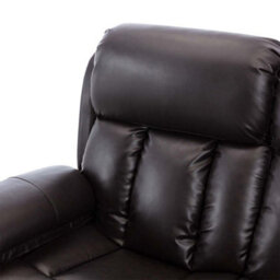 More4Homes Chester Electric High Back Luxury Bond Grade Leather Recliner 2 Seater Sofa (Brown) - thumbnail 4
