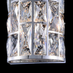 Luminosa Lighting Luminosa Gelid Wall Lamp Chrome & Crystal, 1 Light, G9 - thumbnail 8