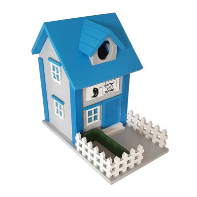 CKB LTD Blue Bird House Home Tweet Home Feeder Nesting Box - image 1