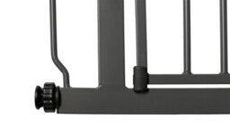 Safetots Extra Tall Metal Safety Gate Pressure Fit, 75Cm - 82.6Cm, Slate Grey, 104Cm In Height, Extra Tall Baby Gate - thumbnail 9