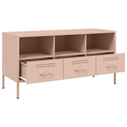 Berkfield Industrial Tv Cabinet Pink 100.5X39X50.5 Cm Steel - thumbnail 9